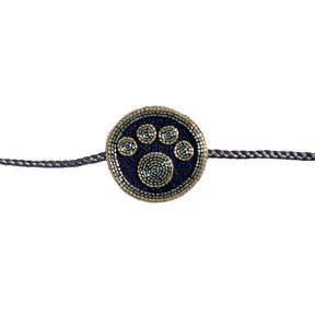 NAVY BLUE PAW RAKHI FOR DOGS AND CATS