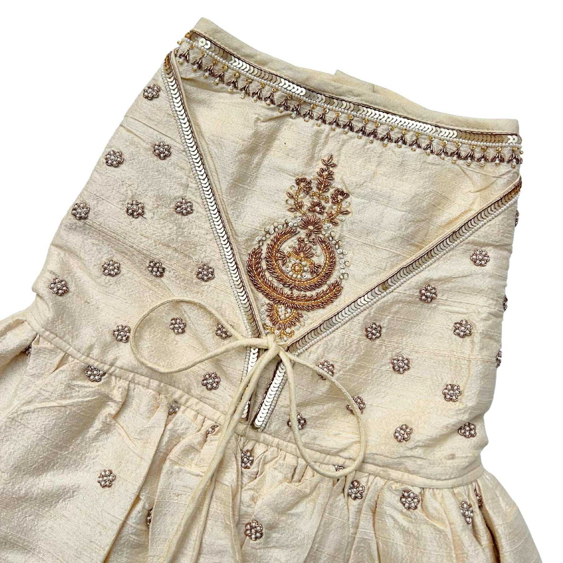 OFF-WHITE NOOR HAND EMBROIDERED ANARKALI FOR DOGS AND CATS