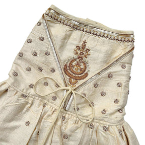 OFF-WHITE NOOR HAND EMBROIDERED ANARKALI FOR DOGS AND CATS
