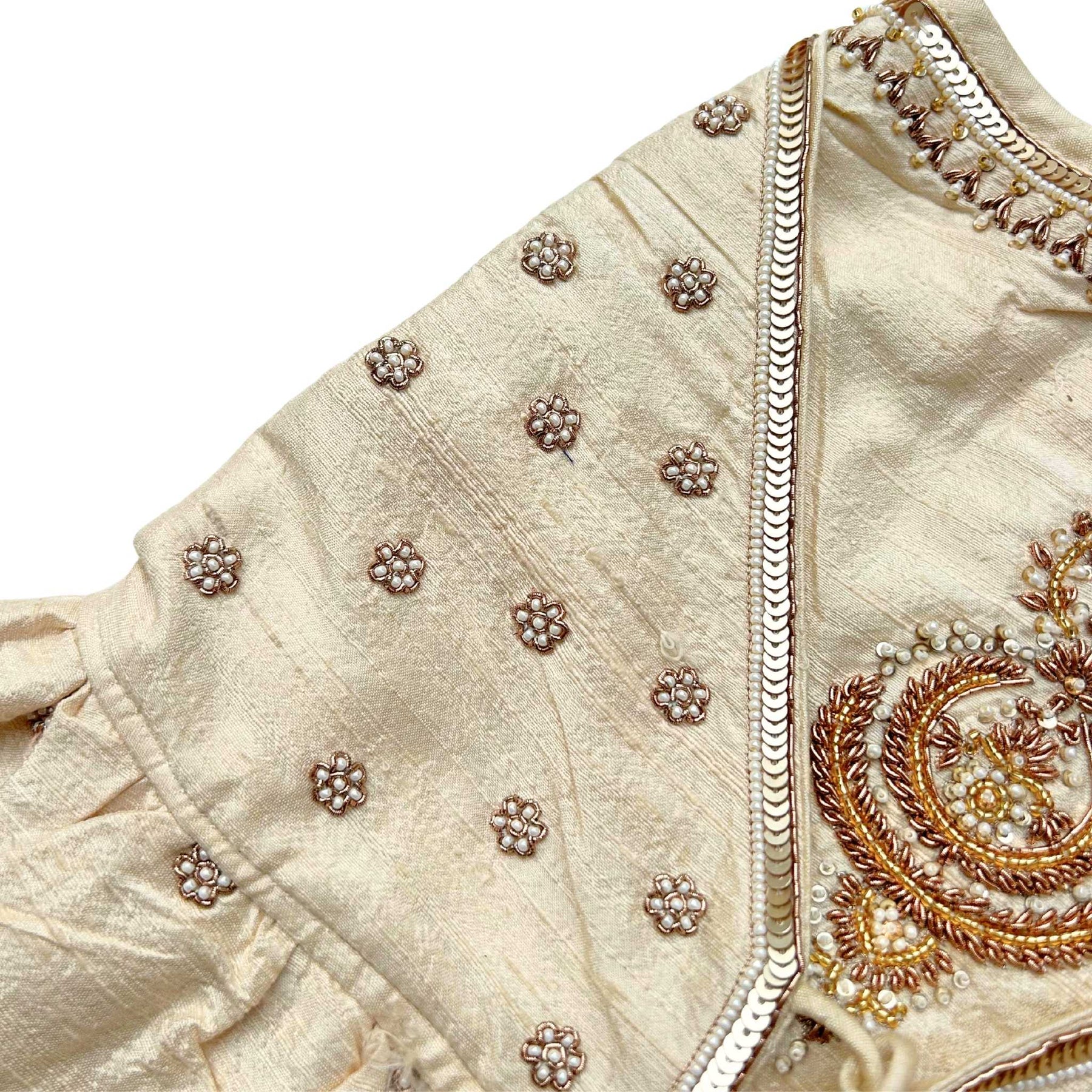 OFF-WHITE NOOR HAND EMBROIDERED ANARKALI FOR DOGS AND CATS