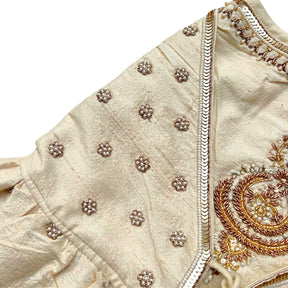 OFF-WHITE NOOR HAND EMBROIDERED ANARKALI FOR DOGS AND CATS