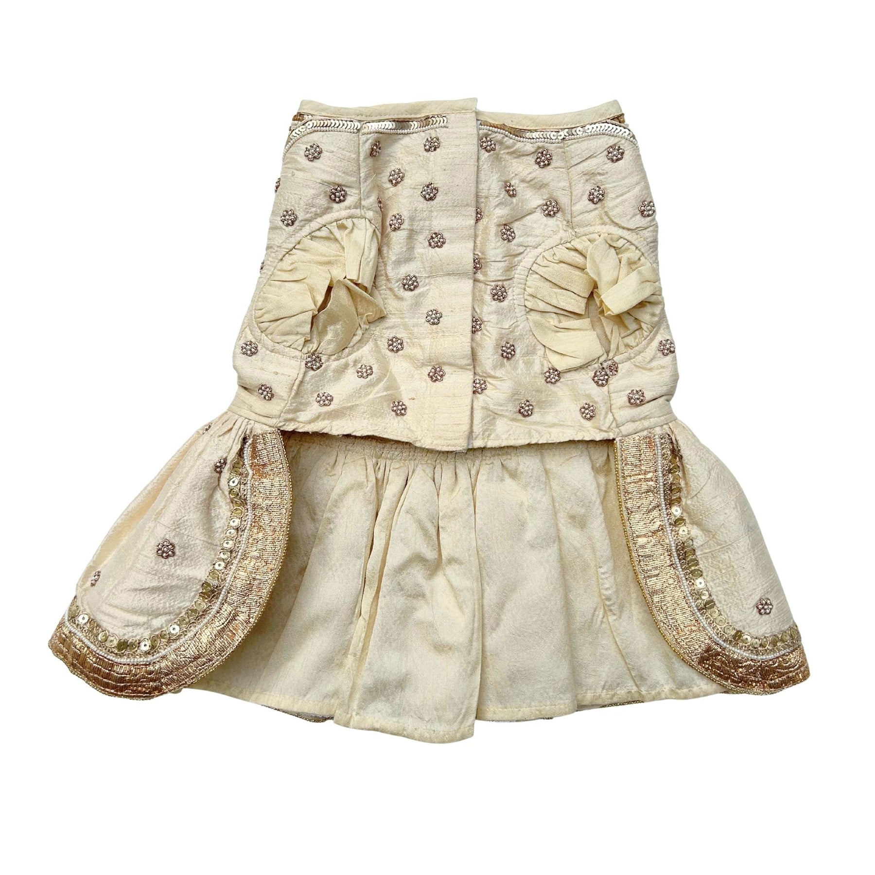 OFF-WHITE NOOR HAND EMBROIDERED ANARKALI FOR DOGS AND CATS
