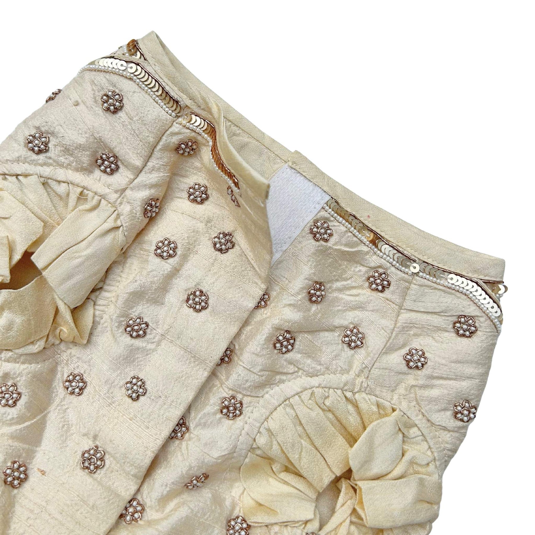 OFF-WHITE NOOR HAND EMBROIDERED ANARKALI FOR DOGS AND CATS