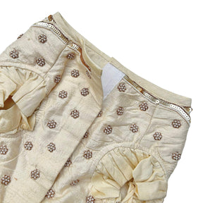 OFF-WHITE NOOR HAND EMBROIDERED ANARKALI FOR DOGS AND CATS