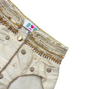 OFF-WHITE NOOR HAND EMBROIDERED SHERWANI FOR DOGS AND CATS