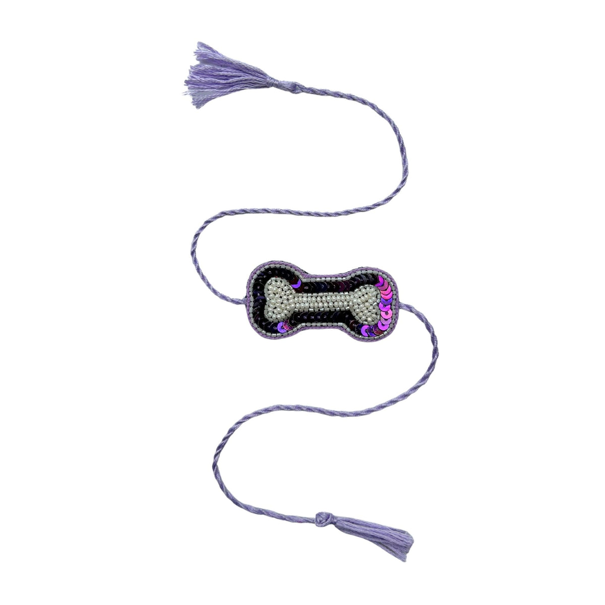 PURPLE PEARL RAKHI FOR DOGS AND CATS