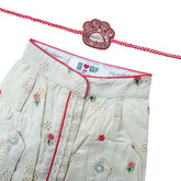 PINK LACE FLORAL KURTA + PAW-SOME RAKHI FOR DOGS AND CATS