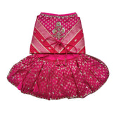 HOT PINK GENDA PHOOL HAND EMBROIDERED LEHENGA FOR DOGS AND CATS