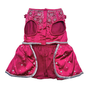 BUTTERFLY SPARKLE HAND EMBROIDERED TUTU DRESS FOR DOGS AND CATS