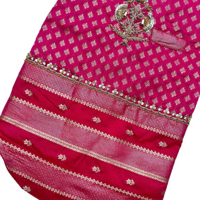 HOT PINK GENDA PHOOL HAND EMBROIDERED SHERWANI FOR DOGS AND CATS