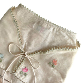 DAINTY FLORAL OFFWHITE DOG LEHENGA