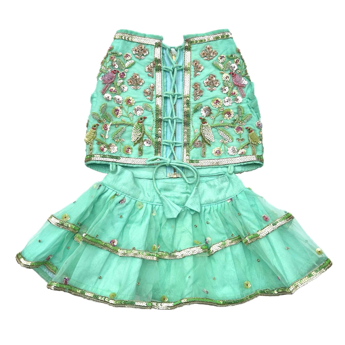 GARDEN OF BIRDS DOG LEHENGA