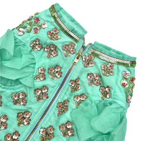 GARDEN OF BIRDS DOG LEHENGA