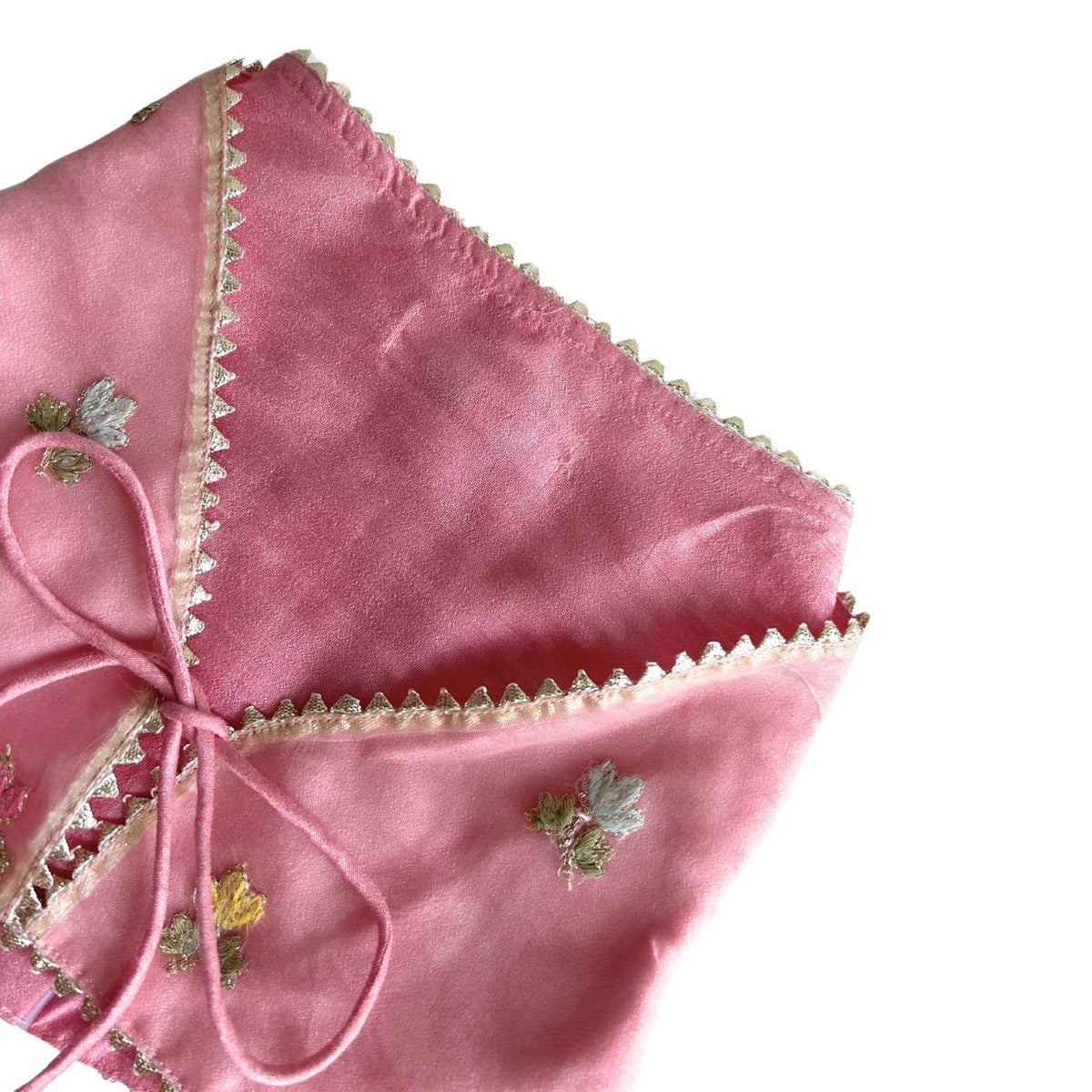 DAINTY FLORAL PASTEL PINK DOG LEHENGA