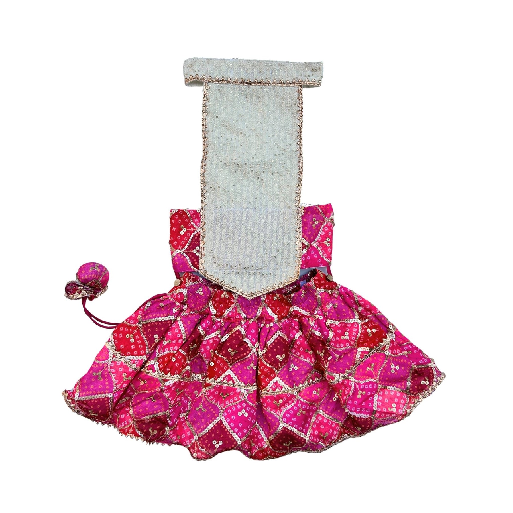 PINK DIAMOND DOG LEHENGA 