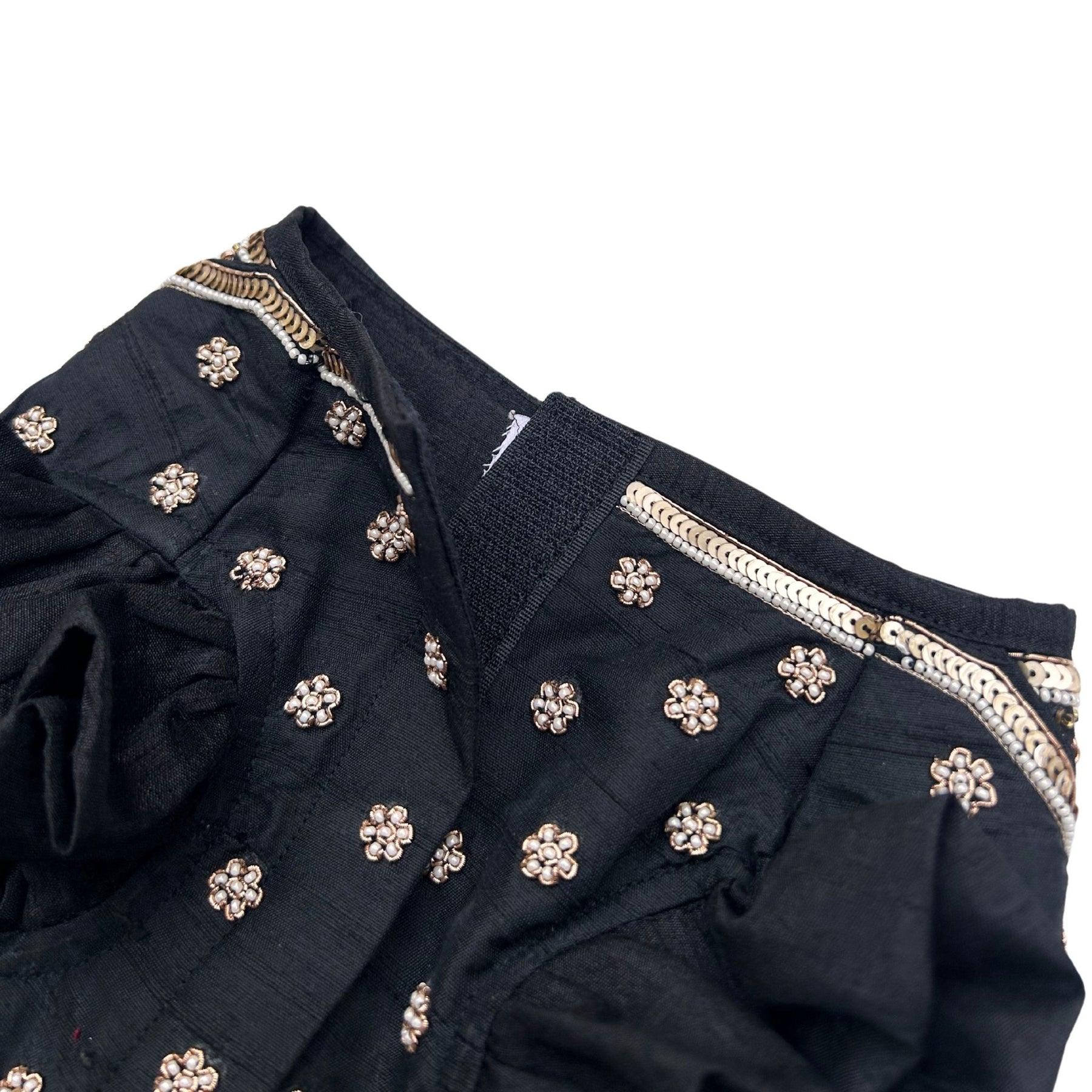 BLACK NOOR HAND EMBROIDERED ANARKALI FOR DOGS AND CATS