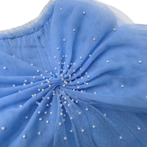 BLUE PRETTY PEARL TUTU DOG DRESS