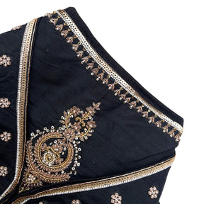 BLACK NOOR HAND EMBROIDERED ANARKALI FOR DOGS AND CATS