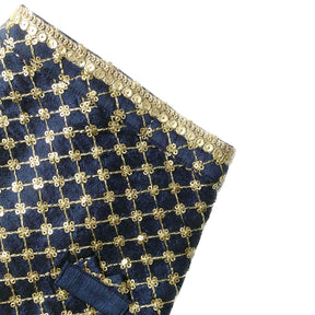 NAVY GOLD DOG SHERWANI