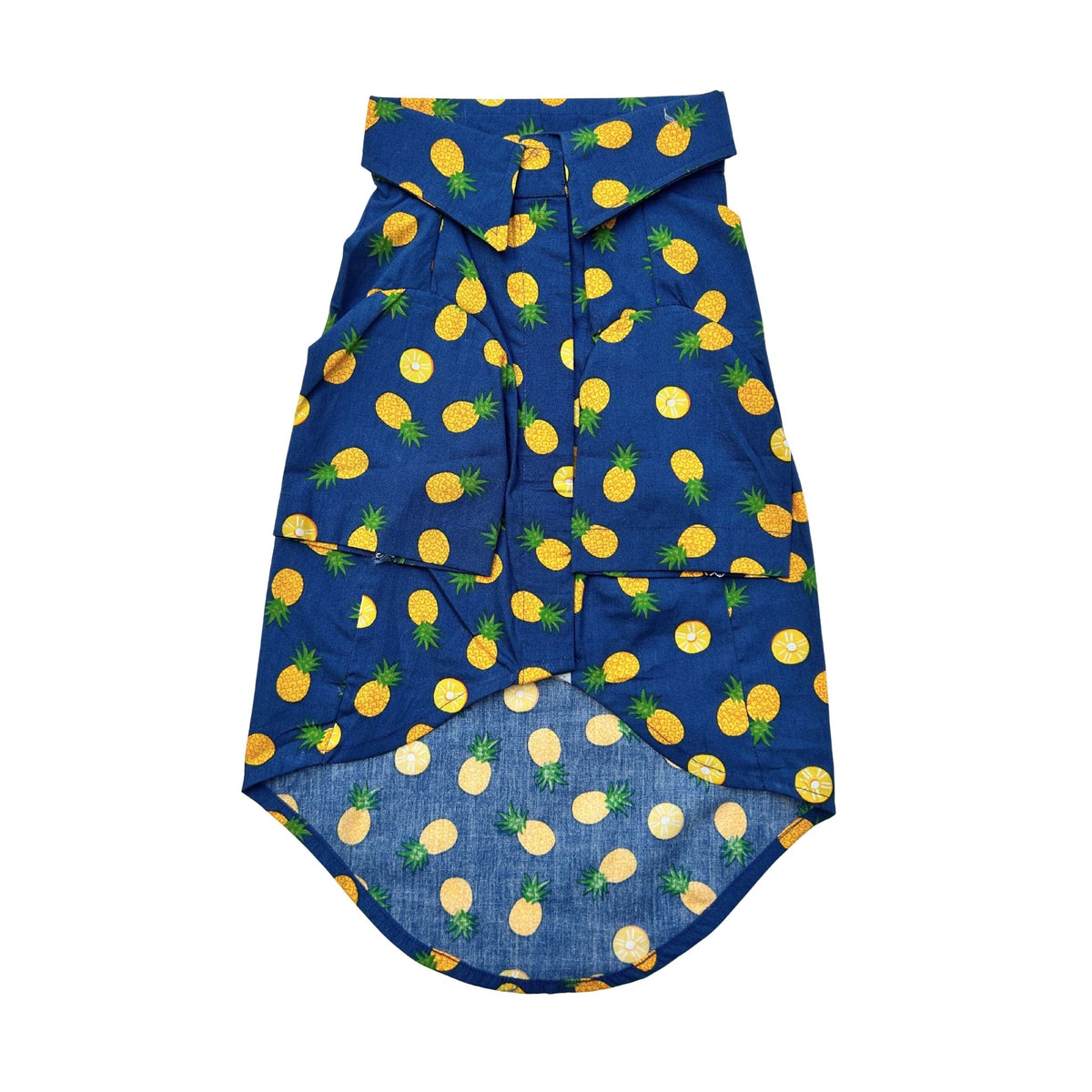 NAVY BLUE PINEAPPLE SHIRT FOR DOGS AND CATS