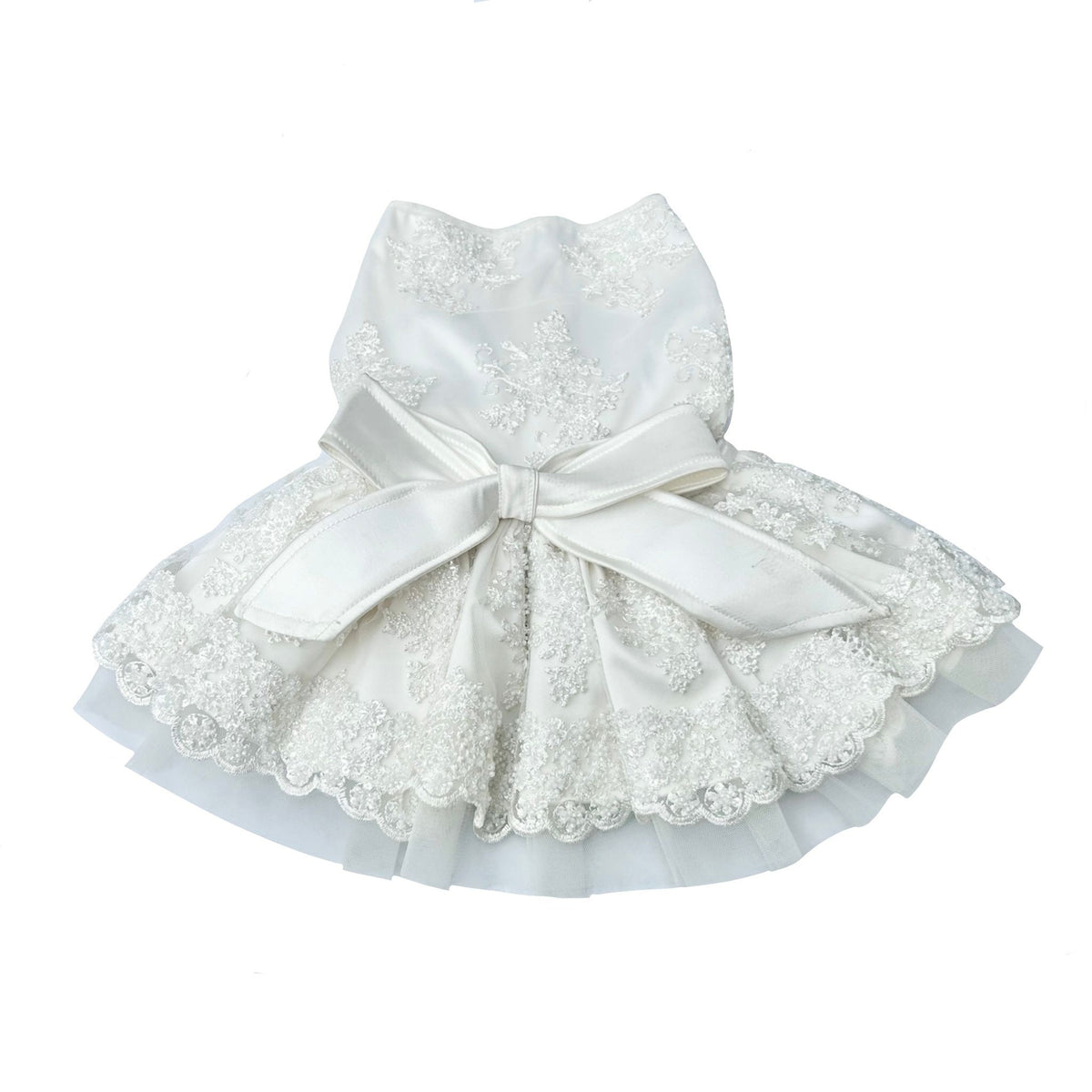 OFF-WHITE BRIDESMAID TUTU DOG DRESS