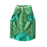 EMERALD GREEN GOLD DOG SHERWANI