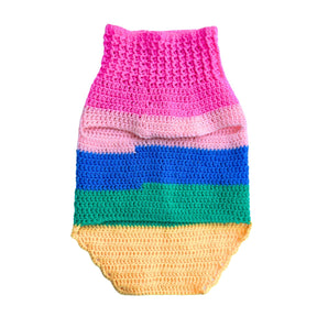 CROCHET COLOUR BLAST DOG SWEATER