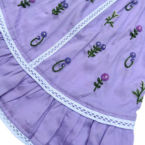 LILAC FOREST GATHER DRESS FOR DOGS AND CATS