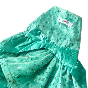 GREEN BIG BOW PRINCESS DOG DRESS