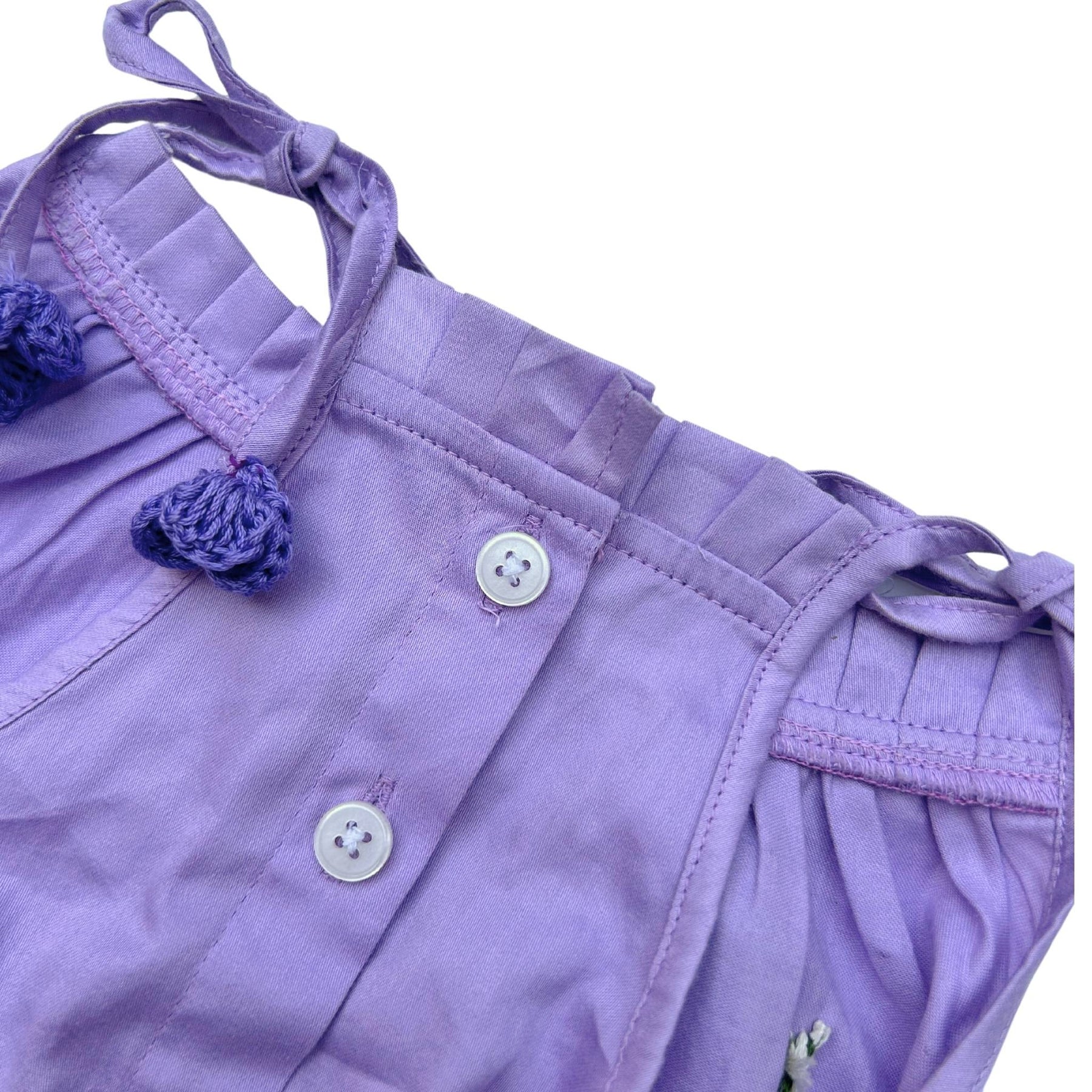 LILAC FOREST GATHER DRESS FOR DOGS AND CATS