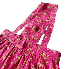 PINK BUTTI DOG DRESS