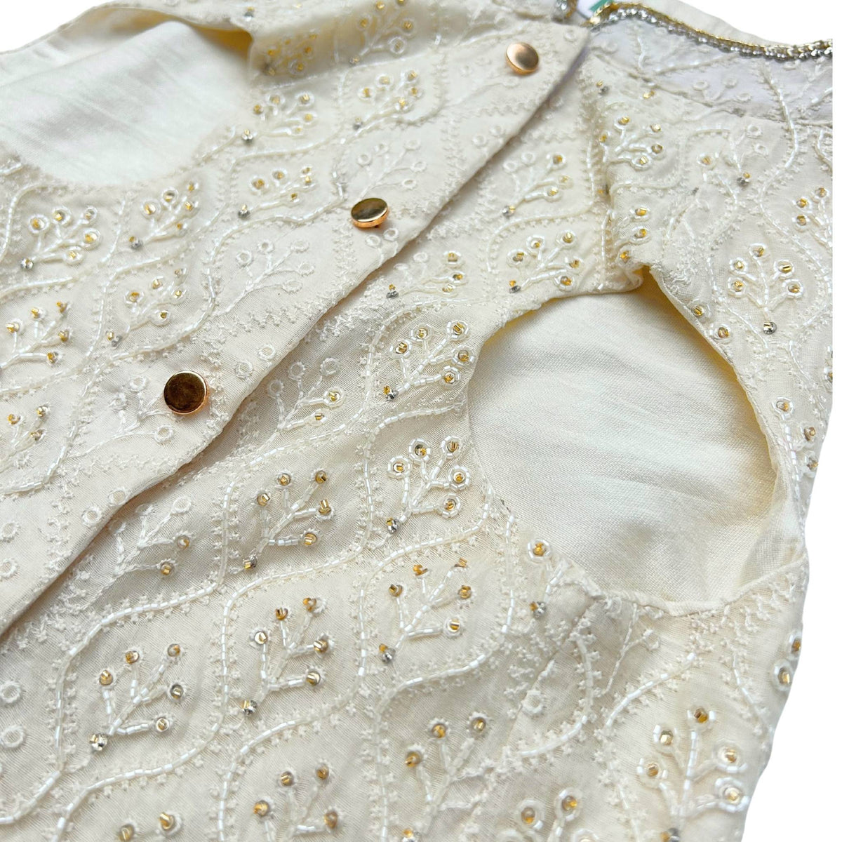 BEADED FLOWER HAND EMBROIDERED SHERWANI FOR DOGS AND CATS