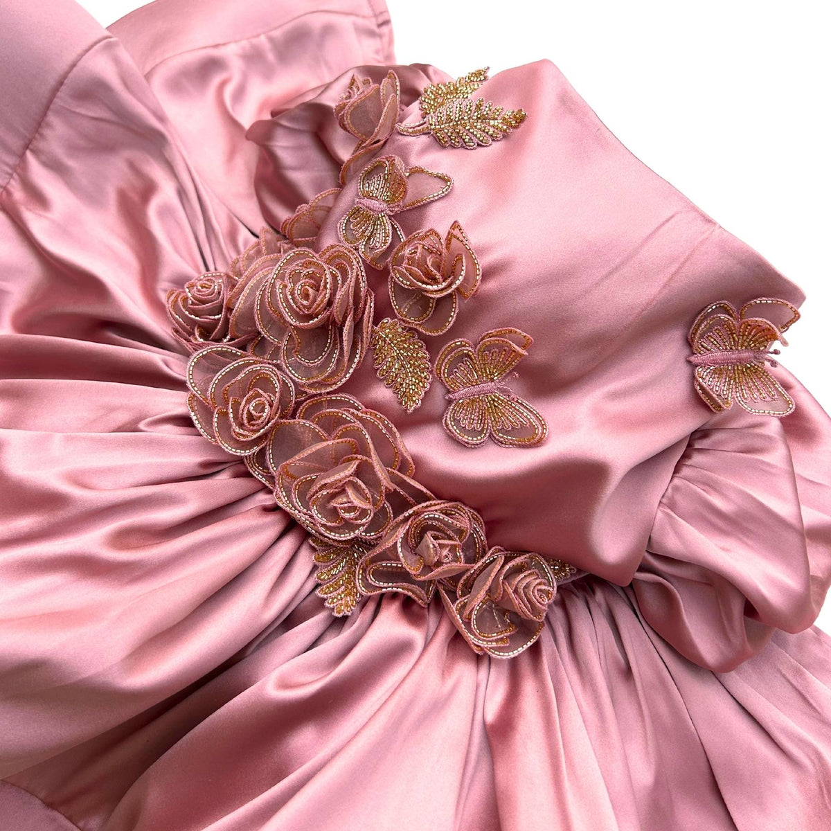 PINK PETAL PRINCESS DRESS FOR DOGS AND CATS