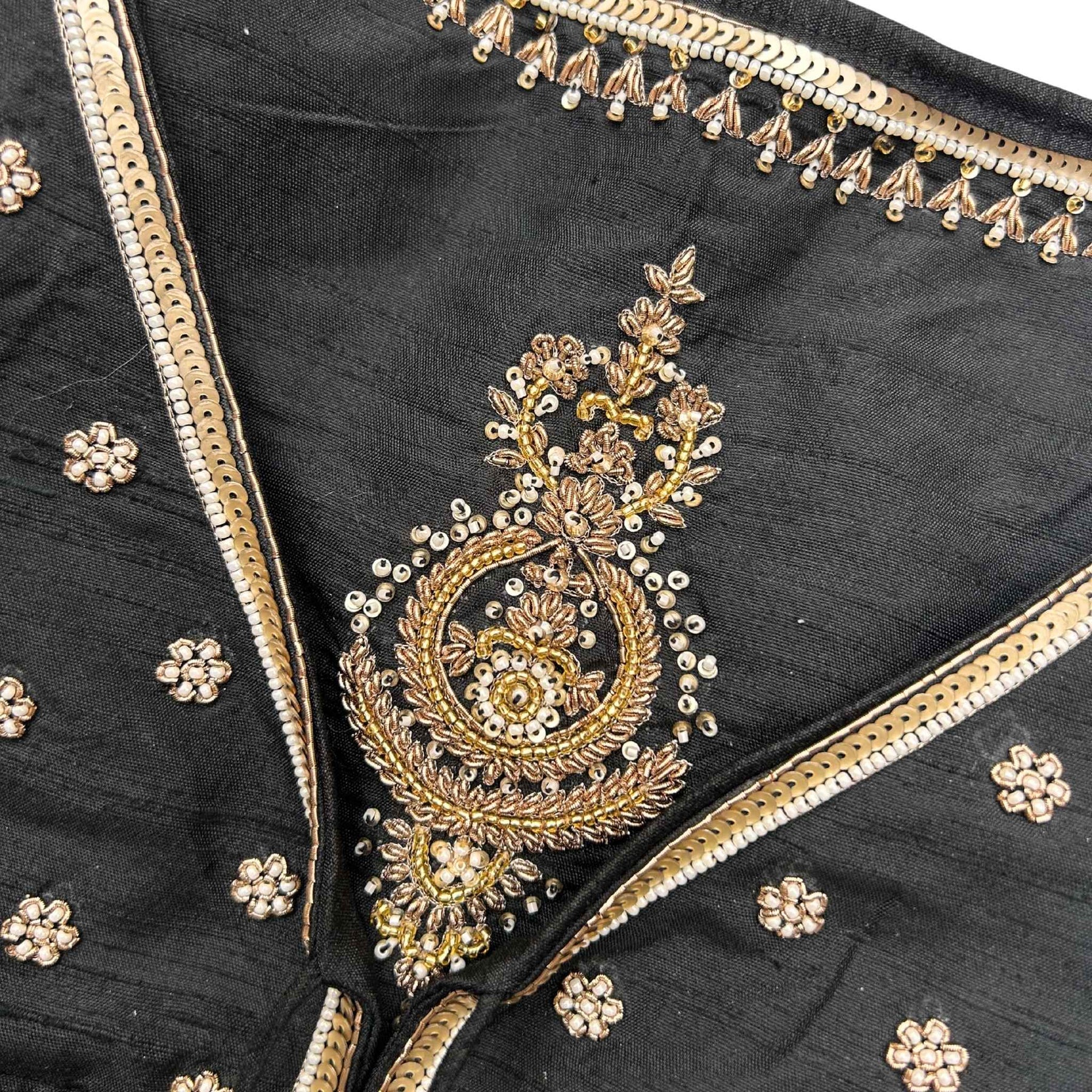 BLACK NOOR HAND EMBROIDERED ANARKALI FOR DOGS AND CATS