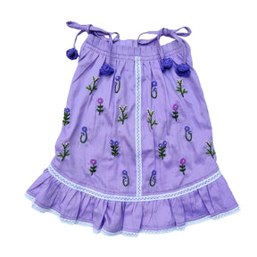 LILAC FOREST GATHER DRESS FOR DOGS AND CATS