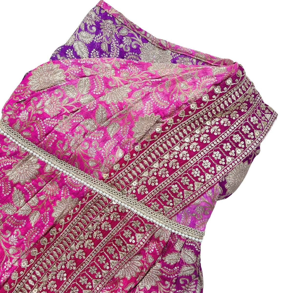 GULABI BANARASI SAREE FOR DOGS AND CATS