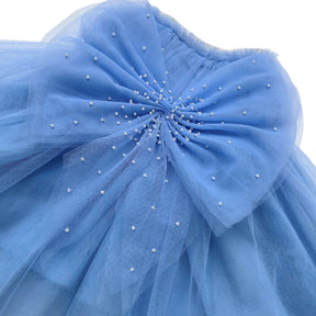 BLUE PRETTY PEARL TUTU DOG DRESS