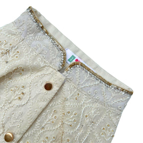 BEADED FLOWER HAND EMBROIDERED SHERWANI FOR DOGS AND CATS