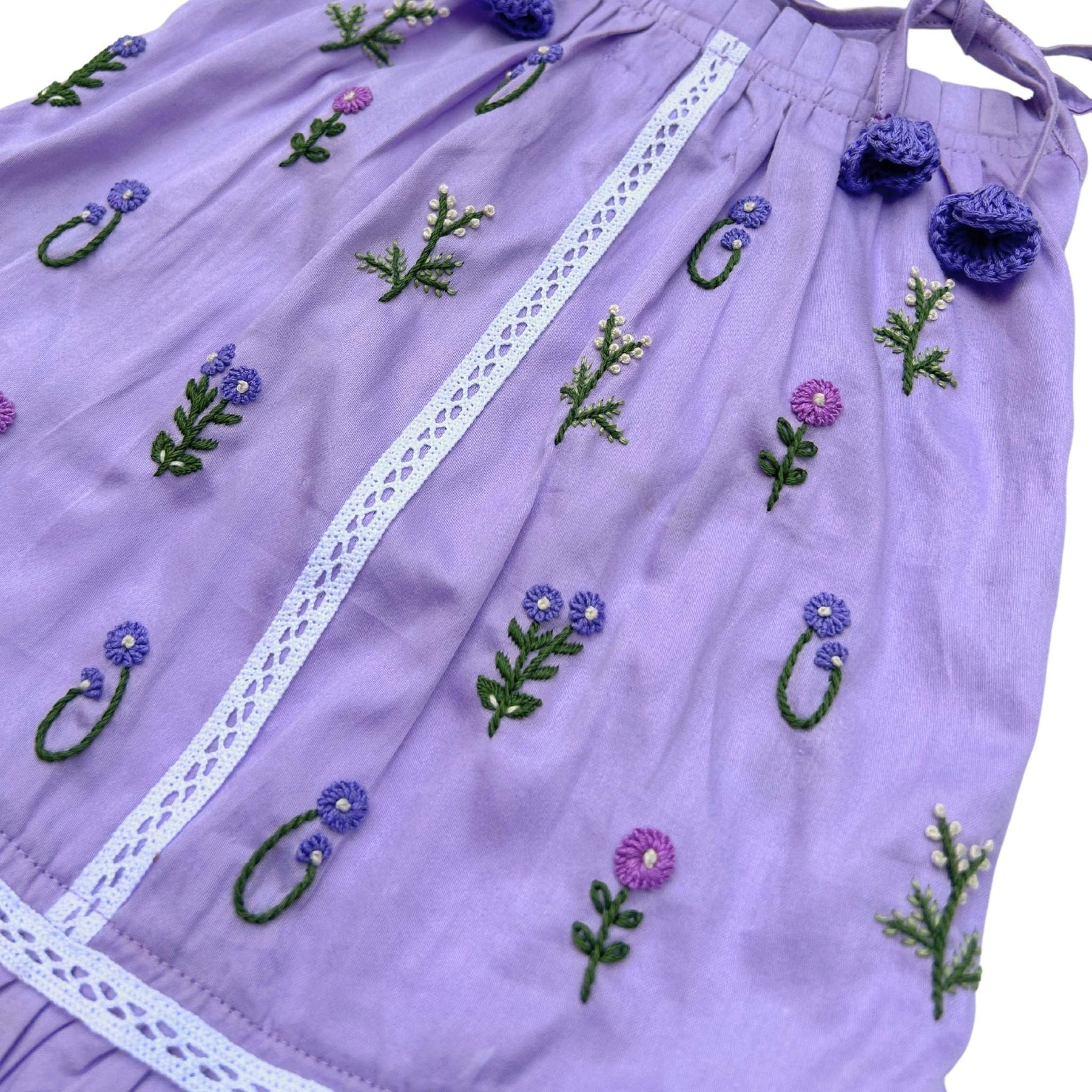 LILAC FOREST GATHER DRESS FOR DOGS AND CATS