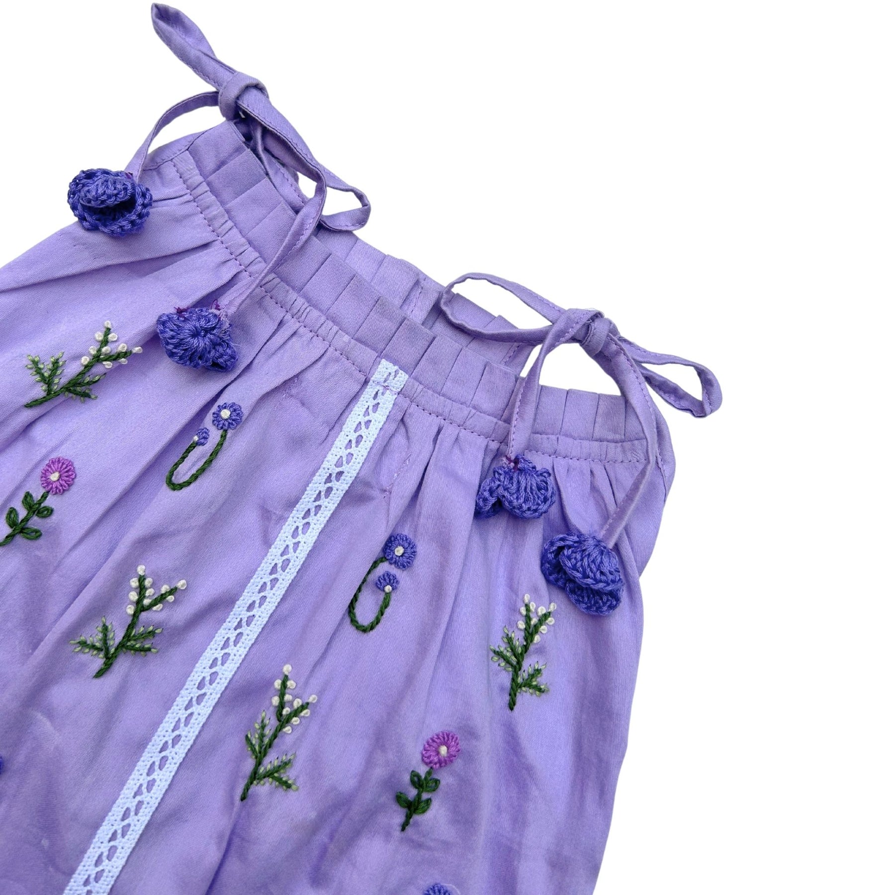 LILAC FOREST GATHER DRESS FOR DOGS AND CATS