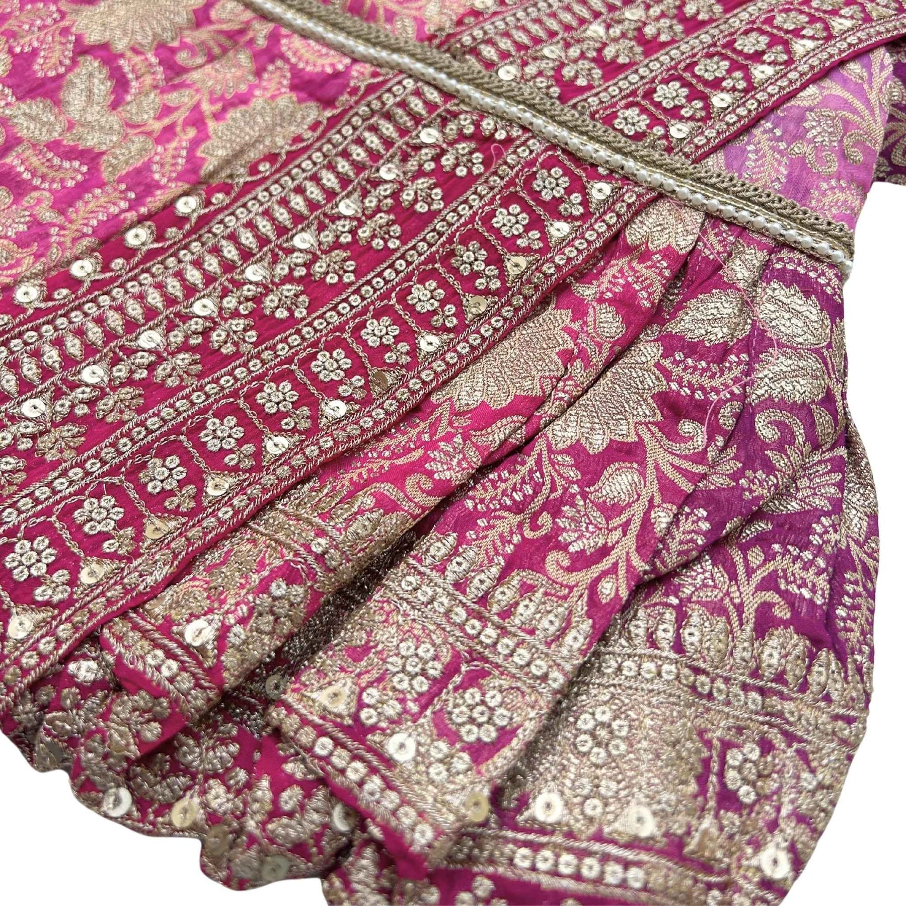GULABI BANARASI SAREE FOR DOGS AND CATS