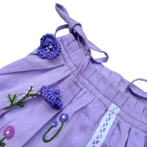 LILAC FOREST GATHER DRESS FOR DOGS AND CATS