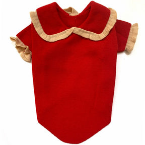 RED BOW DOG SWEATER