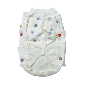 COLOUR SPRINKLE FLORAL SWEATER FOR DOGS AND CATS