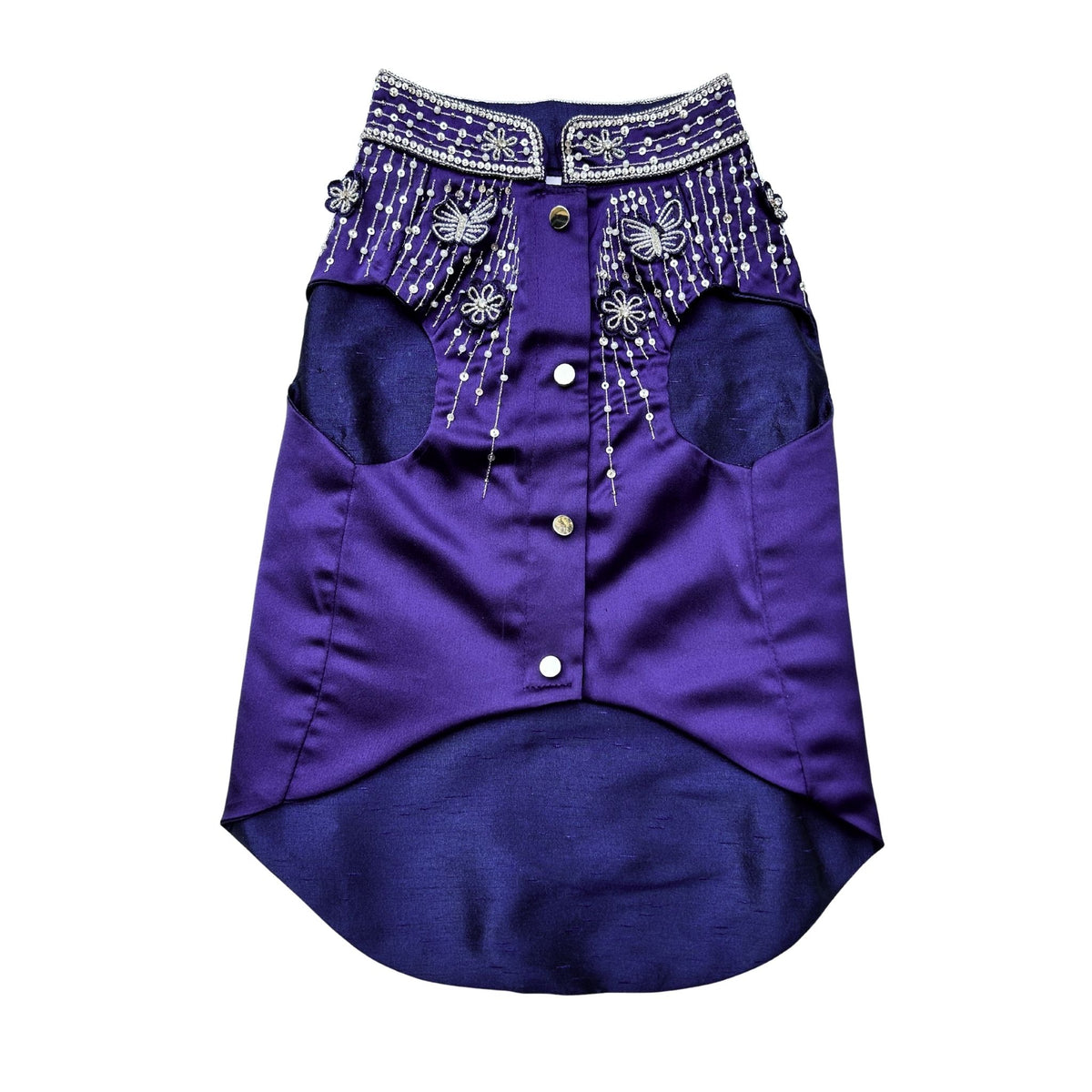 BUTTERFLY SPARKLE HAND EMBROIDERED WAISTCOAT FOR DOGS AND CATS