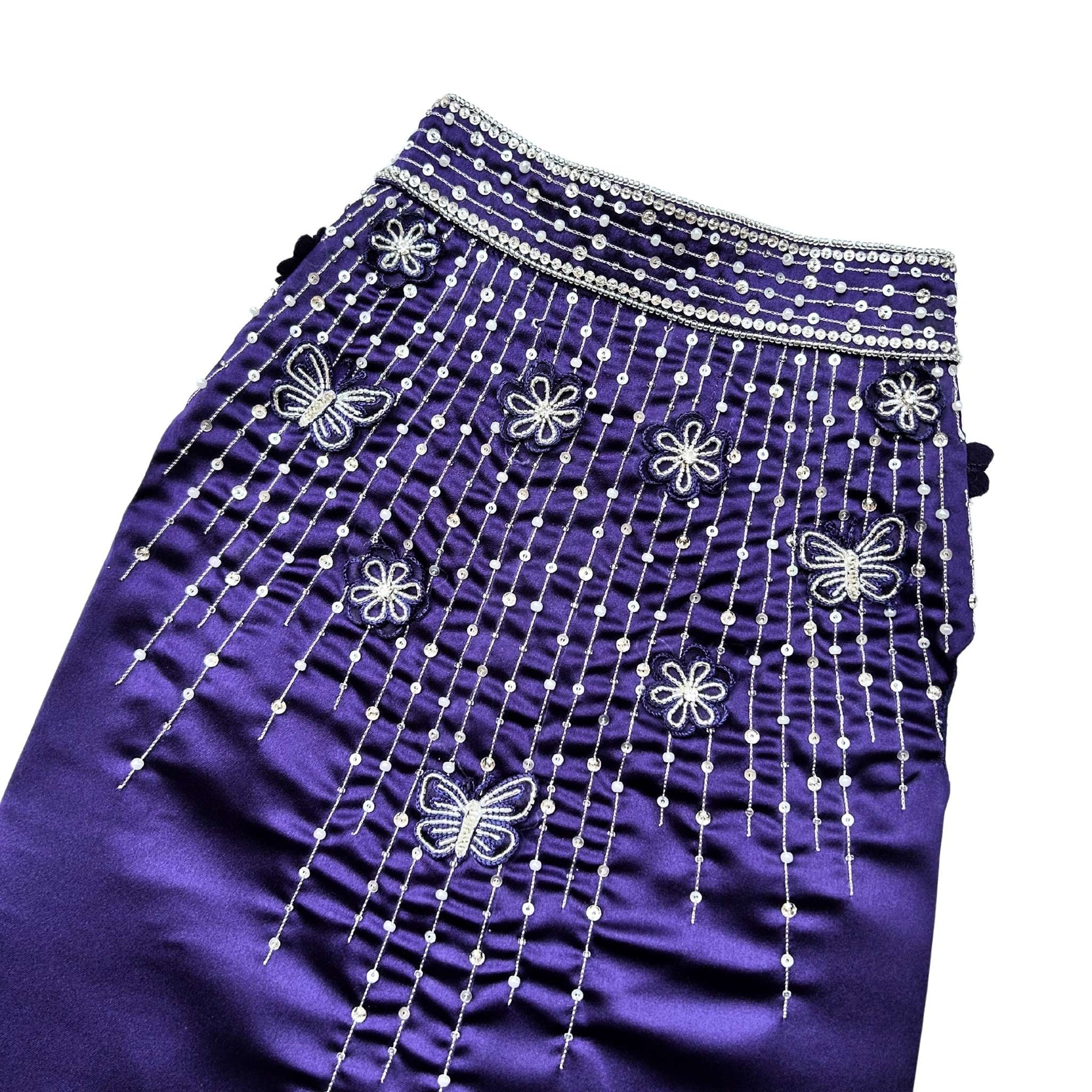 BUTTERFLY SPARKLE HAND EMBROIDERED WAISTCOAT FOR DOGS AND CATS