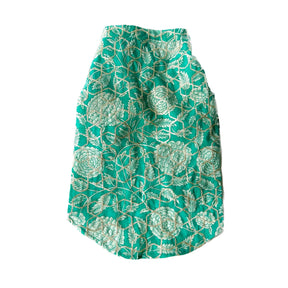 GREEN GARLAND GOTA DOG KURTA