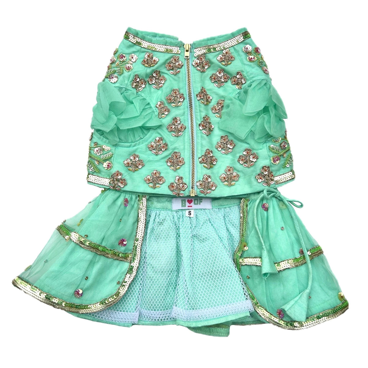 GARDEN OF BIRDS DOG LEHENGA