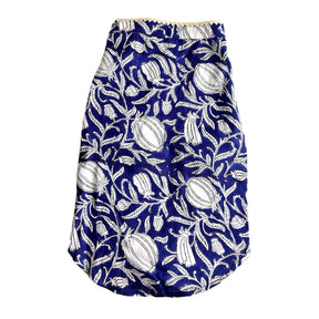 BLUE PHOOL COTTON DOG KURTA+EVIL EYE RAKHI FOR DOGS AND CATS