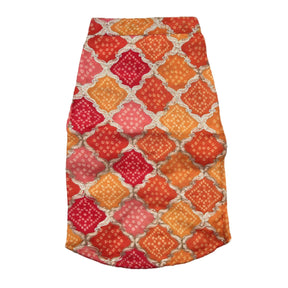 MULTI COLOURED DOG KURTA WITH DUPATTA